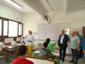 تنظيم جلسات تدريب لطلاب الصف الثالث الإعدادي على نظام البوكليت بالقليوبية