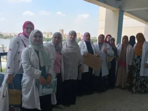 جامعة بنها تواصل قوافلها الطبية بمدارس القليوبية - صور