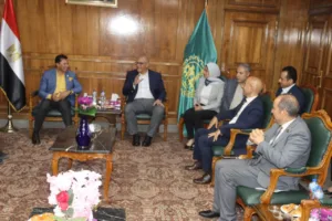 وزير الشباب والرياضة يصل القليوبية لبدء جولة تفقدية موسعة بالمحافظة - صور