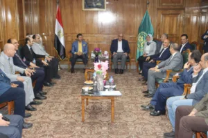 وزير الشباب والرياضة يصل القليوبية لبدء جولة تفقدية موسعة بالمحافظة - صور