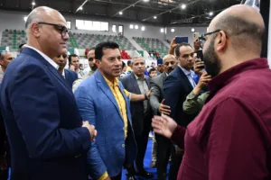 وزير الشباب والرياضة ومحافظ القليوبية يفتتحان ملتقى "توظيف مصر" بالقليوبية