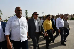 وزير الرياضة ومحافظ القليوبية يتفقدان نادي العبور ويفتتحان عددًا من المشروعات الرياضية