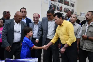 وزير الرياضة ومحافظ القليوبية يتفقدان نادي العبور ويفتتحان عددًا من المشروعات الرياضية