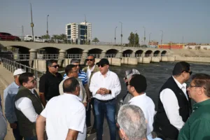 وزير الري يتفقد حالة الري وأعمال تطهيرات الترع بالقليوبية