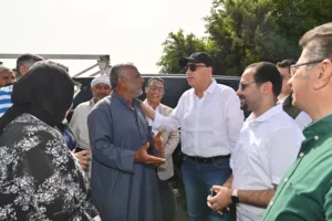 وزير الري يتفقد حالة الري وأعمال تطهيرات الترع بالقليوبية