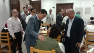 رئيس جامعة بنها يتفقد سير الامتحانات بكليتي الآداب والتجارة