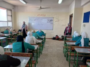 مدير تعليم القليوبية يتابع امتحانات صفوف النقل