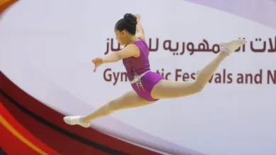 بطلة جديدة تلمع في سماء الجمباز بشبان بنها