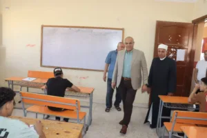 محافظ القليوبية يتفقد لجان امتحانات الشهادة الثانوية الازهرية - صور