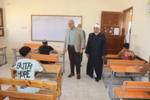 محافظ القليوبية يتفقد لجان امتحانات الشهادة الثانوية الازهرية - صور
