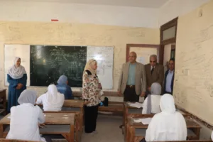 محافظ القليوبية يتفقد لجان الدبلومات الفنية بمدينة بنها - صور