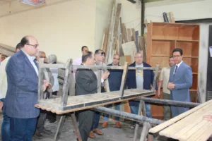 رئيس جامعة بنها يتفقد سير الامتحانات بكلية الهندسة بشبرا - صور