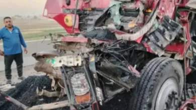 3 جنازات في شبين القناطر لشباب لقوا مصرعهم في حادث مروع على الإقليمي ببلبيس - صور