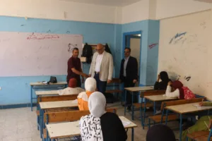 محافظ القليوبية يتفقد لجان الشهادة الإعدادية