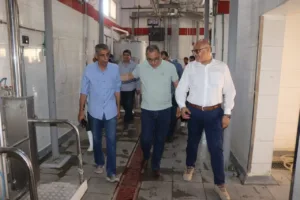 محافظ القليوبية يتفقد المجازر استعدادًا لعيد الأضحى - صور