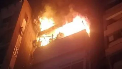 مصرع ربة منزل وابنتها في حريق شقة سكنية ببنها