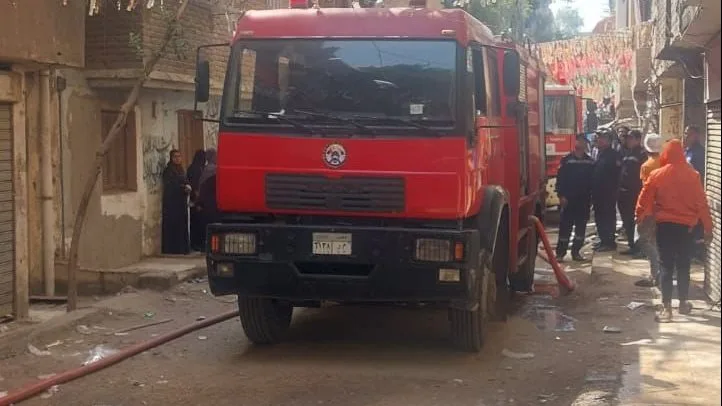 السيطرة على حريق في عقار سكني بشبرا الخيمة