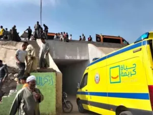 "الميكروباص بقى خردة".. مـ.صرع 16 شخصًا في حـ.ادث تصادم بالمنوفية - صور