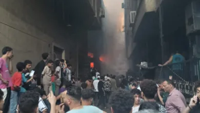 إصابة 5 أشخاص في حريق مصنع بشبرا الخيمة إصابة 5 أشخاص في حريق مصنع بشبرا الخيمة