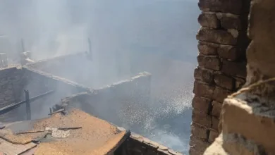السيطرة على حريق شب في عقار مكون من أربع طوابق بشبرا الخيمة - صور السيطرة على حريق شب في عقار مكون من أربع طوابق بشبرا الخيمة - صور