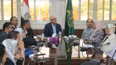 محافظ القليوبية يلتقي بممثلي إتحاد "بشبابها" التابع لوزارة الشباب والرياضة