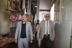 محافظ القليوبية يتفقد مجزر شبرا شهاب بالقناطر الخيرية لمتابعة سير العمل - صور