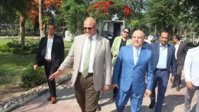 محافظ القليوبية يتفقد حدائق القناطر الخيرية محافظ القليوبية يتفقد حدائق القناطر الخيرية