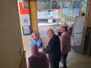 مدير تعليم القليوبية يتفقد كنترول الإعدادية العامة ويوجه بالدقة فى أعمال التصحيح - صور