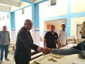مدير تعليم القليوبية يتفقد كنترول الإعدادية العامة ويوجه بالدقة فى أعمال التصحيح - صور