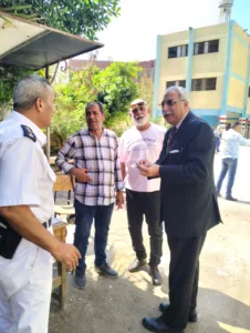 مدير تعليم القليوبية يتفقد كنترول الإعدادية العامة ويوجه بالدقة فى أعمال التصحيح - صور