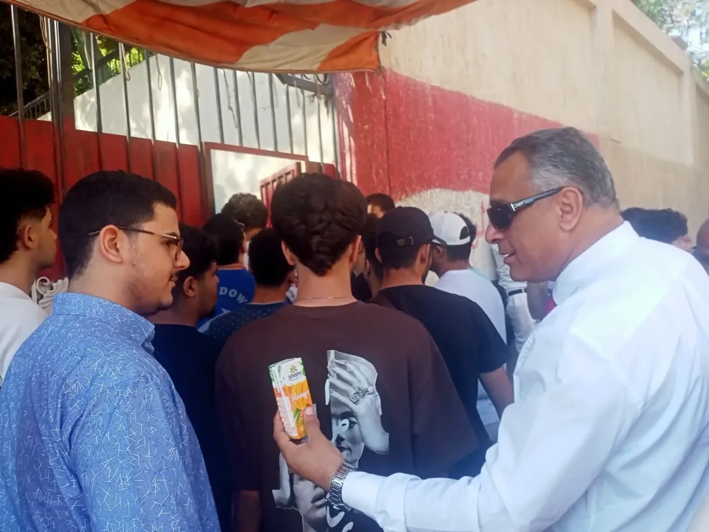 مراوح ومياة ، وسائل دعم نفسي لطلاب الثانوية العامة بالقليوبية