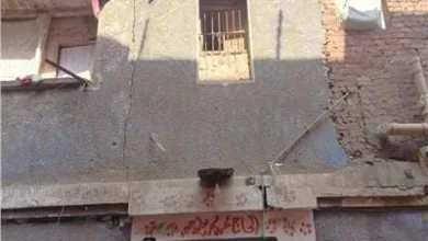 هبوط أرضي يتسبب في انهيار أجزاء من منزل بالخانكة