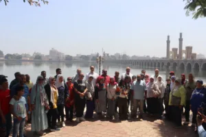 محافظ القليوبية يستقبل أول رحلة متكاملة لزيارة المعالم السياحية والأثرية بالمحافظة - صور