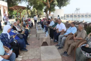 محافظ القليوبية يستقبل أول رحلة متكاملة لزيارة المعالم السياحية والأثرية بالمحافظة - صور