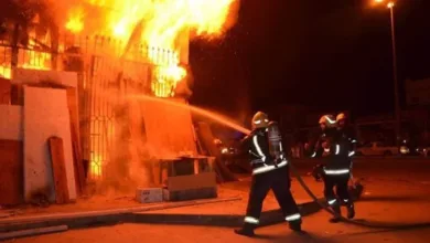 إصابة شخص في حريق منزل بشبين القناطر إصابة شخص في حريق منزل بشبين القناطر