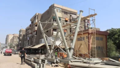 محافظ القليوبية يتابع الاستعدادات لتركيب كوبري المشاة الجديد بمحور العصار محافظ القليوبية يتابع الاستعدادات لتركيب كوبري المشاة الجديد بمحور العصار