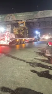 تحرك جزئي لكوبري مشاة على الطريق الزراعي بطوخ