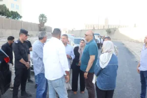 محافظ القليوبية يتفقد أعمال رصف شارع أحمد حلمي المؤدي إلى مستشفى الناس