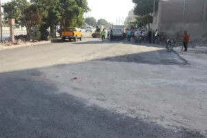 محافظ القليوبية يتفقد أعمال رصف شارع أحمد حلمي المؤدي إلى مستشفى الناس