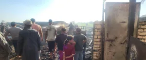 السيطرة على حريق بمنزلين عشوائيين في طوخ دون خسائر بشرية