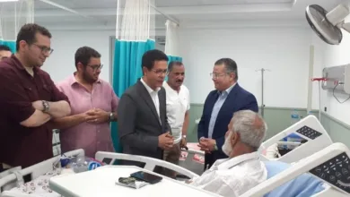 رئيس جامعة بنها يتفقد سير العمل والاطمئنان على المرضى بالمستشفى الجامعي رئيس جامعة بنها يتفقد سير العمل والاطمئنان على المرضى بالمستشفى الجامعي