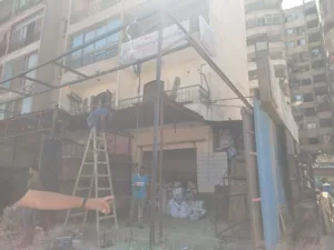 رفع جميع وصلات الكهرباء العشوائية لسرقة الكهرباء بشبرا الخيمة - صور