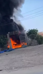 السيطرة على حريق اندلع في "تريلا" بالطريق الزراعي بالقليوبية