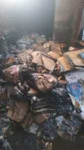السيطرة على حريق اندلع في مصنع سناكس ببنها
