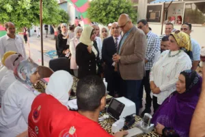 محافظ القليوبية يدشن مبادرة "100 يوم صحة" لتوفير رعاية شاملة لأهالي المحافظة