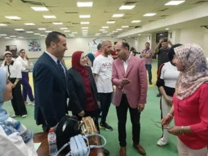 نائب رئيس جامعة بنها تتفقد اختبارات القدرات بكليتي علوم الرياضة والفنون التطبيقية