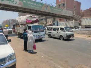 انفراجة مرورية على طريق "مصر - اسكندرية" الزراعي بعد رفع كوبري مشاة طوخ