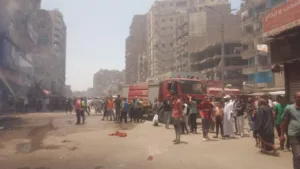 مصرع عامل في حريق اندلع داخل 3 مطاعم بمدينة الخصوص