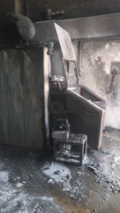 السيطرة على حريق فرن عيش بلدي ببنها