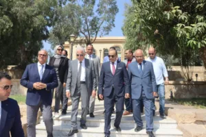 محافظ القليوبية يستقبل مستشار رئيس الجمهورية للتنمية المحلية